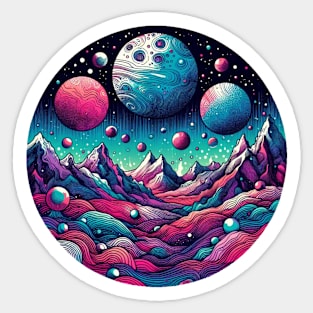 Alien Horizons Sticker